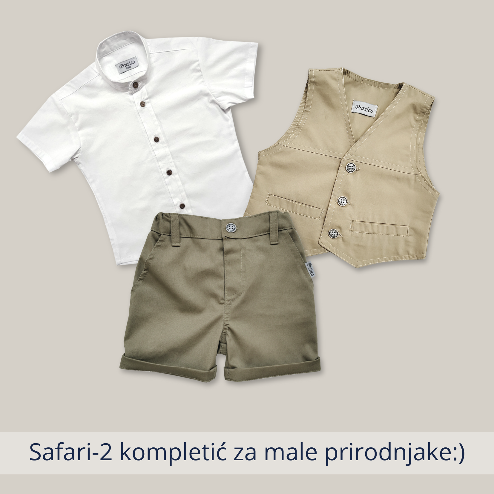 Safari-2 komplet za male dečake